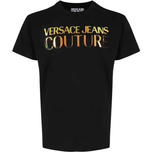 T-shirts and Polos , male, Sizes: S - Versace Jeans Couture - Modalova