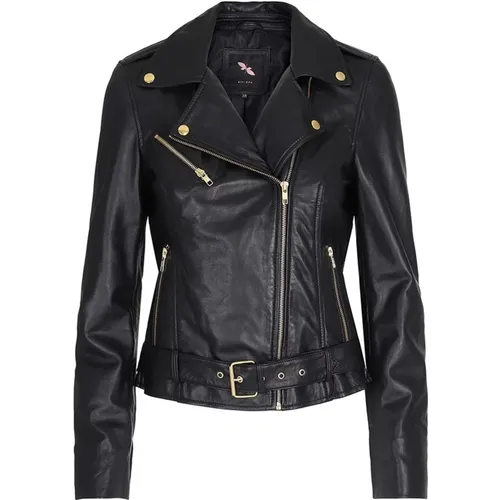 Zeitlose Motorradjacke 10575 , Damen, Größe: L - BTFCPH - Modalova