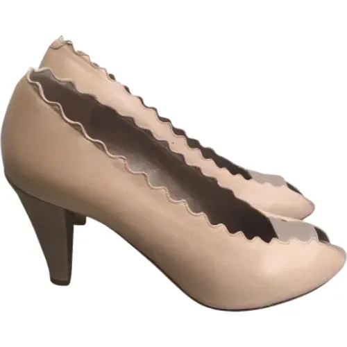 Pre-owned Leather heels , female, Sizes: 5 UK - Chloé Pre-owned - Modalova