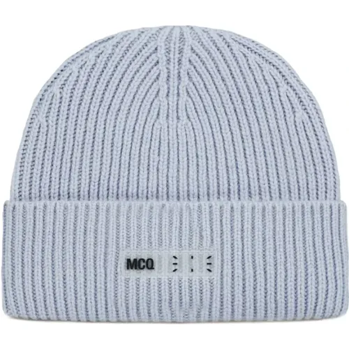 Ic0 Logo Wool Beanie , female, Sizes: M - alexander mcqueen - Modalova