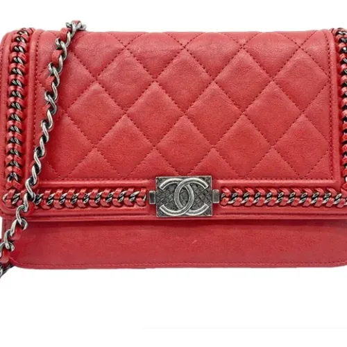 Pre-owned Leather crossbody-bags , female, Sizes: ONE SIZE - Chanel Vintage - Modalova