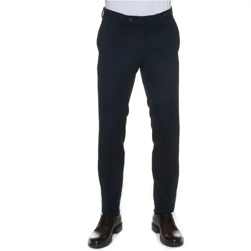 Slim Fit Chino with Micro Print , male, Sizes: 3XL - Pt01 - Modalova