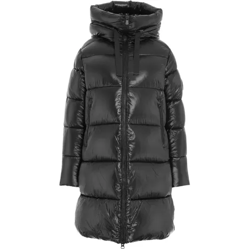 Schwarze Aw23 Damen Daunenjacke , Damen, Größe: XS - Save The Duck - Modalova