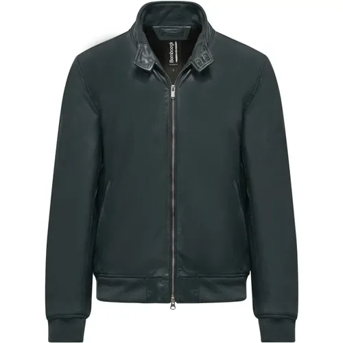 Friz Leather Jacket , male, Sizes: M, L, XL, S - BomBoogie - Modalova