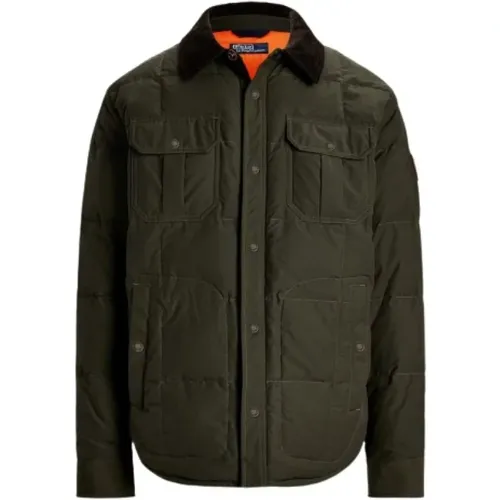 Quilted Ripstop and Fleece Jacket , male, Sizes: M, 2XL, XL, L - Polo Ralph Lauren - Modalova