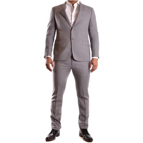 Men`s Clothing Jacket Grey Aw16 , male, Sizes: L - Armani - Modalova