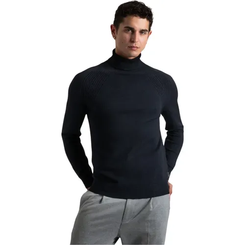 Stylischer Rollkragenpullover , Herren, Größe: XL - Replay - Modalova