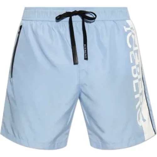 Sky Swimshorts , male, Sizes: L, M - Iceberg - Modalova