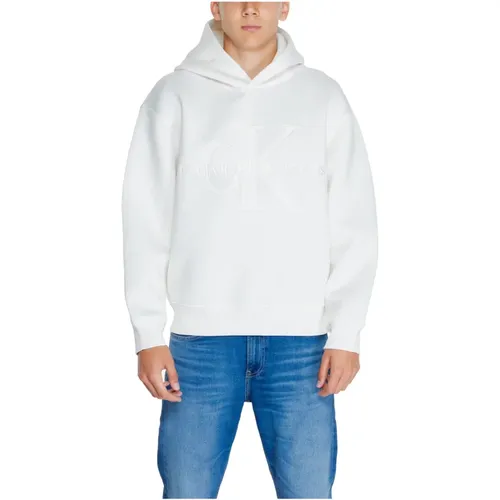 Herren Sweatshirt Scuba Kollektion , Herren, Größe: L - Calvin Klein Jeans - Modalova