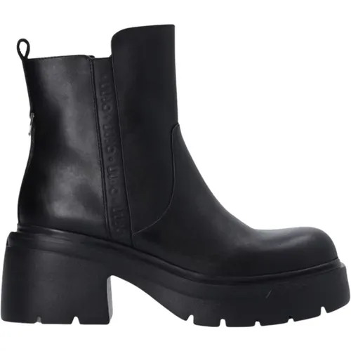 Leather Women`s Ankle Boots , female, Sizes: 2 UK - Liu Jo - Modalova