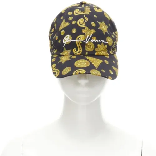 Pre-owned Cotton hats , female, Sizes: ONE SIZE - Versace Pre-owned - Modalova