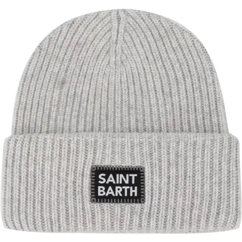 Winter Ribbed Knit Beanie Hat , male, Sizes: ONE SIZE - MC2 Saint Barth - Modalova