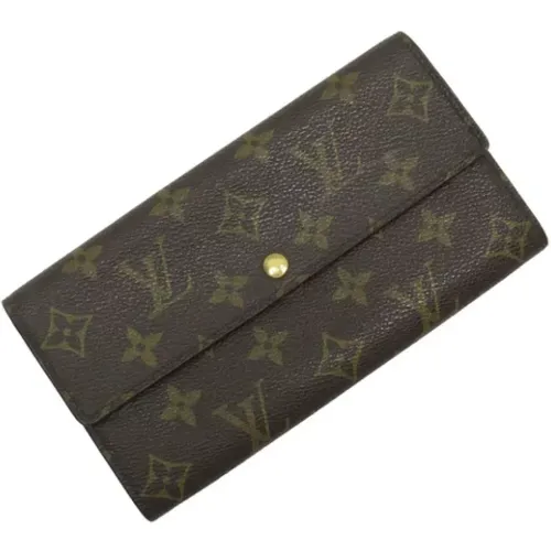 Pre-owned Canvas wallets , female, Sizes: ONE SIZE - Louis Vuitton Vintage - Modalova