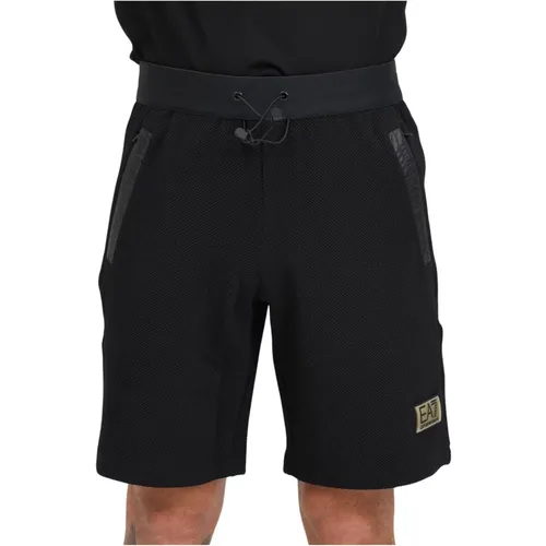 EA7 Shorts , male, Sizes: L, S - Emporio Armani EA7 - Modalova