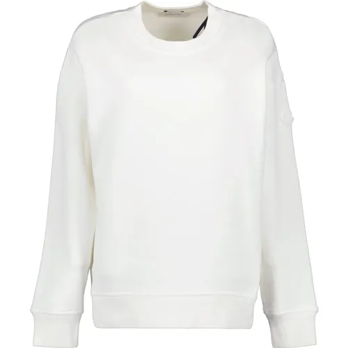 Metallic Logo Sweatshirt , Damen, Größe: XS - Moncler - Modalova