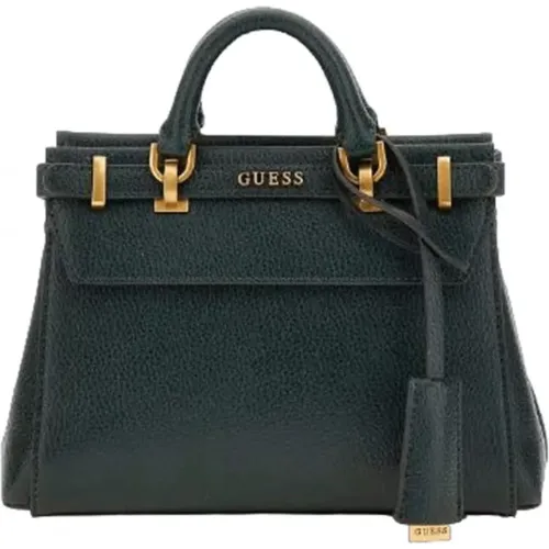 Dunkelgrüne Damenhandtasche , Damen, Größe: ONE Size - Guess - Modalova