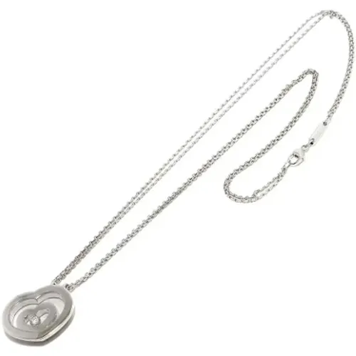 Pre-owned White Gold necklaces , female, Sizes: ONE SIZE - Chopard Pre-owned - Modalova