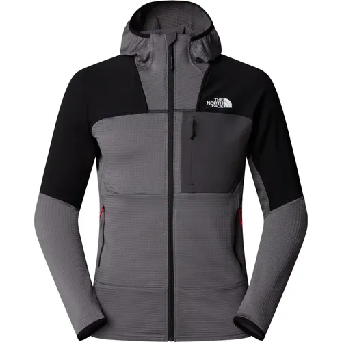 Powergrid Hoodie in Smoked Pearl , Herren, Größe: XL - The North Face - Modalova