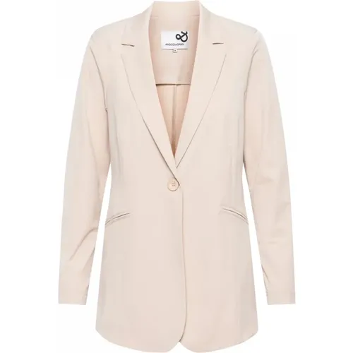 Langer Reiseblazer , Damen, Größe: L - &Co Woman - Modalova