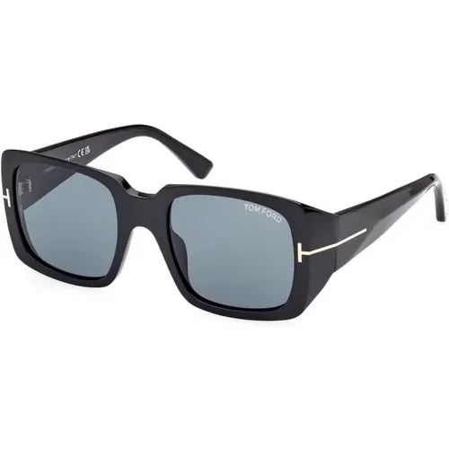 Ryder Quadratische Sonnenbrille in Schwarz - Tom Ford - Modalova