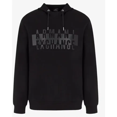 Logo Kapuzenpullover - XS , Herren, Größe: XS - Armani Exchange - Modalova