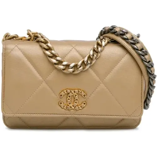 Pre-owned Leather crossbody-bags , female, Sizes: ONE SIZE - Chanel Vintage - Modalova