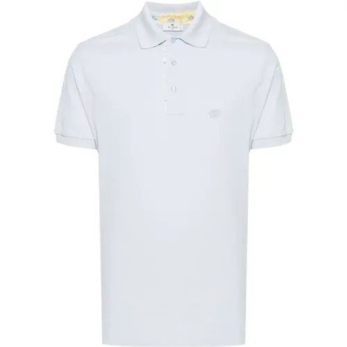 Piqué Weave Polo Shirt , male, Sizes: 2XL, M, XL - ETRO - Modalova