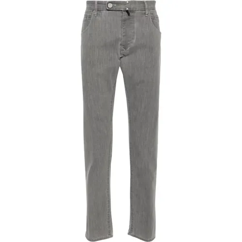 Slim-fit Special Denim Str Jeans , Herren, Größe: W34 - Incotex - Modalova