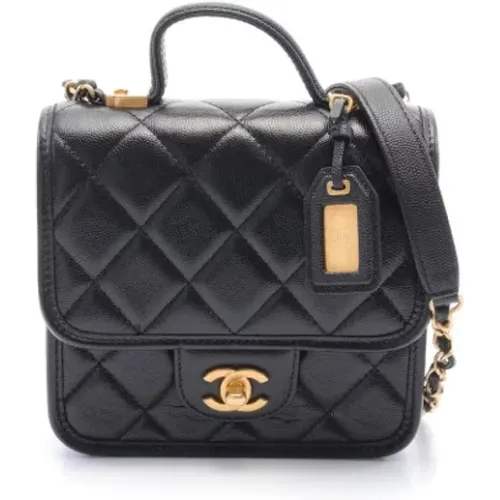 Pre-owned Leather chanel-bags , female, Sizes: ONE SIZE - Chanel Vintage - Modalova