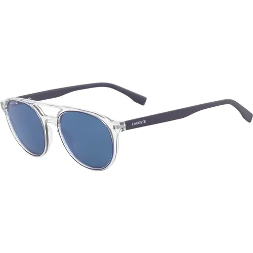 Blaue Transparente Sonnenbrille , unisex, Größe: 52 MM - Lacoste - Modalova
