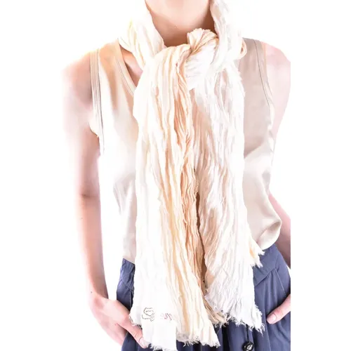 Elegant Silk Cotton Scarf , female, Sizes: ONE SIZE - Blumarine - Modalova