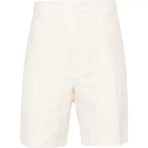 Jacquard Bermuda Shorts Artemisia Twill Gewebe - Fendi - Modalova