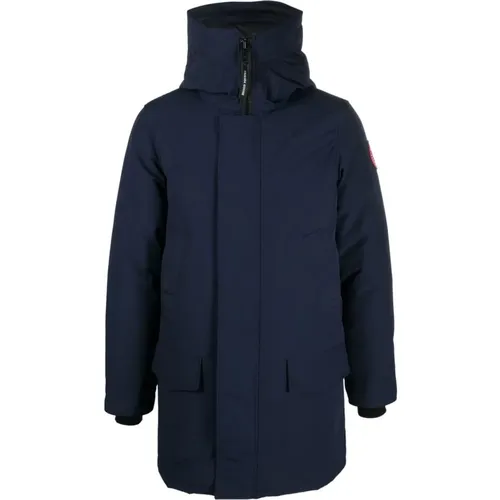 Down-Filled Hooded Coat , male, Sizes: M, S - Canada Goose - Modalova