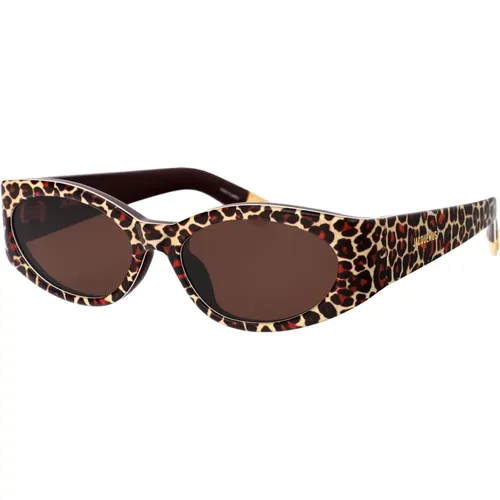 Ovale Sonnenbrille für Stilvollen Sonnenschutz , Damen, Größe: 55 MM - Jacquemus - Modalova
