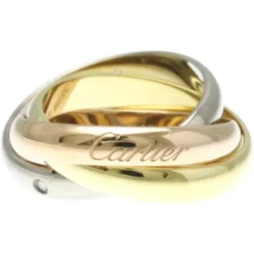 Pre-owned Gold rings , female, Sizes: ONE SIZE - Cartier Vintage - Modalova