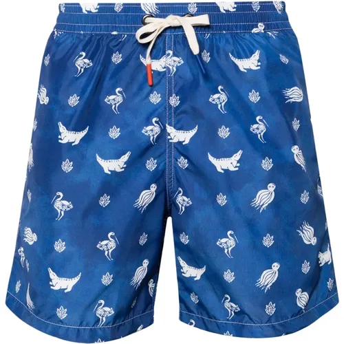 Print Swim Shorts , male, Sizes: 2XL, S, XL - Altea - Modalova