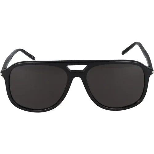 Sunglasses,Schwarz/Graue Sonnenbrille SL 476 - Saint Laurent - Modalova
