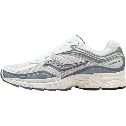 Omni 9 Ivory Blue Laufschuhe , Herren, Größe: 44 1/2 EU - Saucony - Modalova