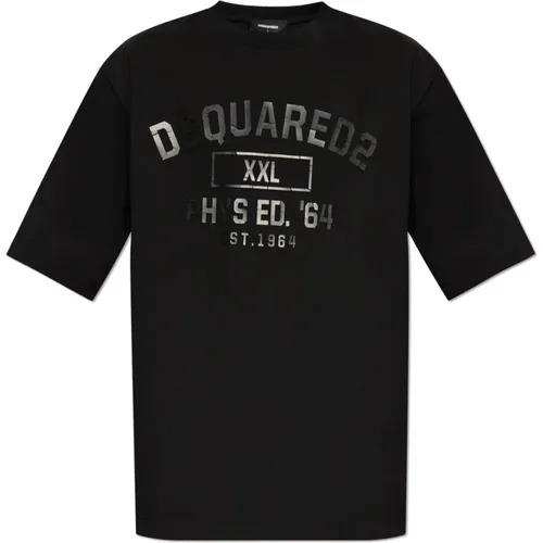 T-Shirt mit Logo , Herren, Größe: S - Dsquared2 - Modalova