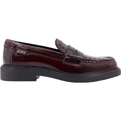 Loafer Shoes Made in Italy , female, Sizes: 3 1/2 UK - TOD'S - Modalova