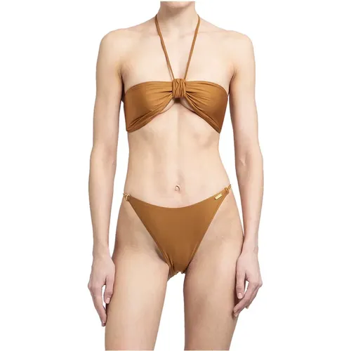 Goldener Pecan High-Waisted Bikini Set , Damen, Größe: M - Tom Ford - Modalova