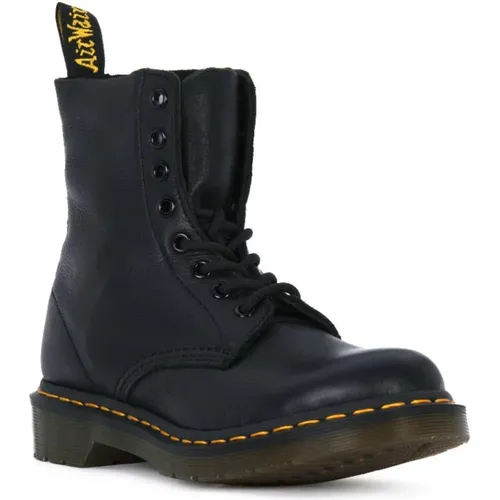 Lace-Up Leather Boots , female, Sizes: 4 UK, 5 UK, 6 UK, 9 UK, 7 UK, 8 UK - Dr. Martens - Modalova