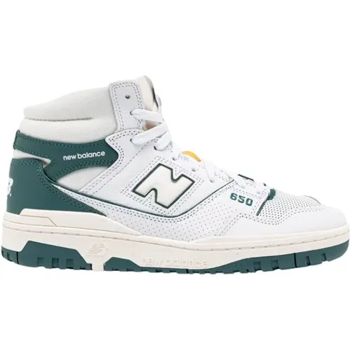 Basketball-inspirierte Ledersneakers , Herren, Größe: 41 1/2 EU - New Balance - Modalova