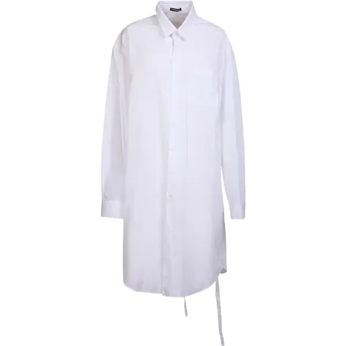 Klassisches Weißes Baumwollhemd , Damen, Größe: L - Ann Demeulemeester - Modalova
