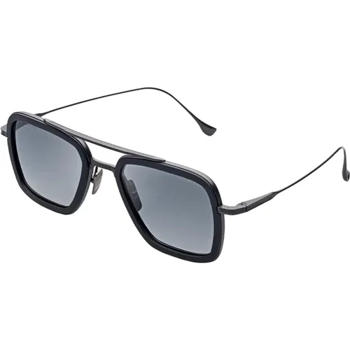 Flight.006 Sunglasses Matte /Dark Grey , male, Sizes: 52 MM - Dita - Modalova