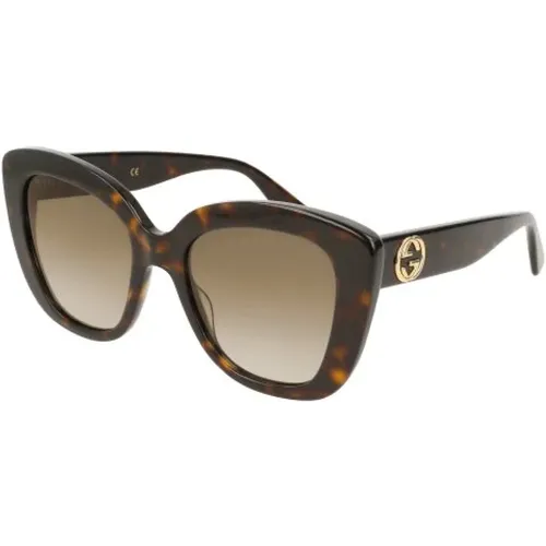 Gg0327S Sunglasses , female, Sizes: 52 MM - Gucci - Modalova