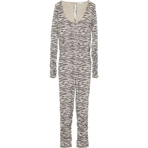 Zebra print jumpsuit Zebra print jumpsuit , Damen, Größe: M - PATRIZIA PEPE - Modalova