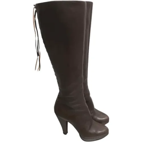 Pre-owned Leather boots , female, Sizes: 2 UK - Alaïa Pre-owned - Modalova