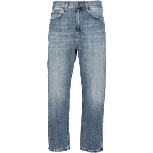 Blaue Jeans mit verwaschenem Effekt - Dondup - Modalova