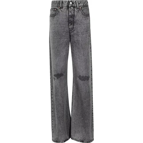 Klassische Denim Jeans mit Fünf Taschen , Damen, Größe: W25 - MM6 Maison Margiela - Modalova